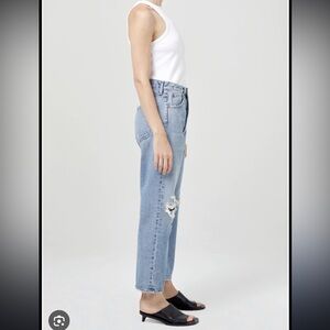 Agolde 90’s mid rise distressed jeans